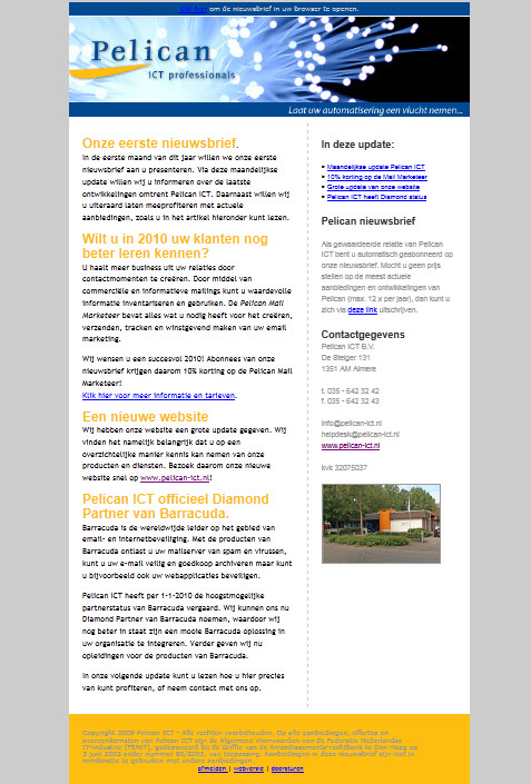Niewsbrief 1